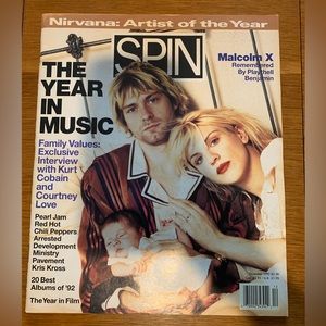 Spin December 1992 Featuring Kurt Cobain, Courtney Love & Frances Bean
